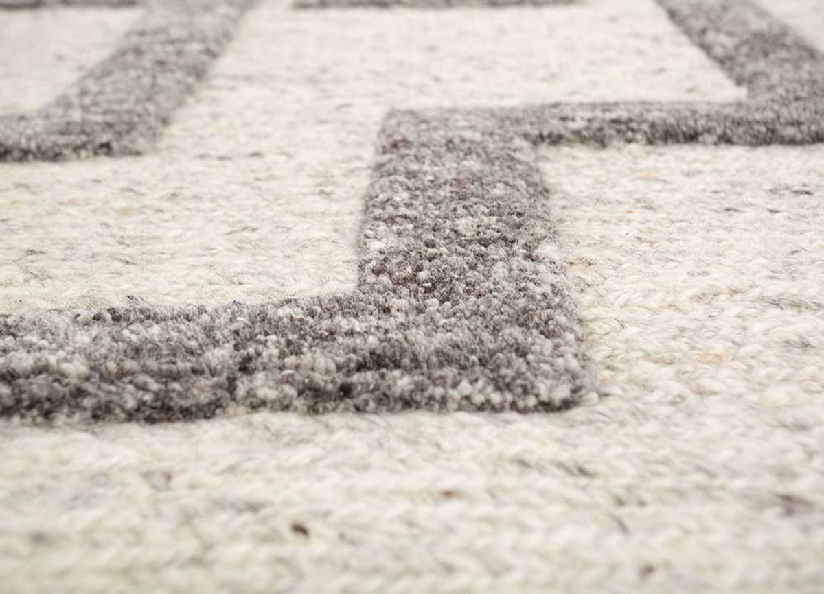 Tapis en laine - 300 x 240 cm - marron