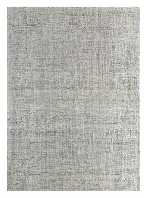 Tapis en laine carré  - 120 x 120 cm - gris clair