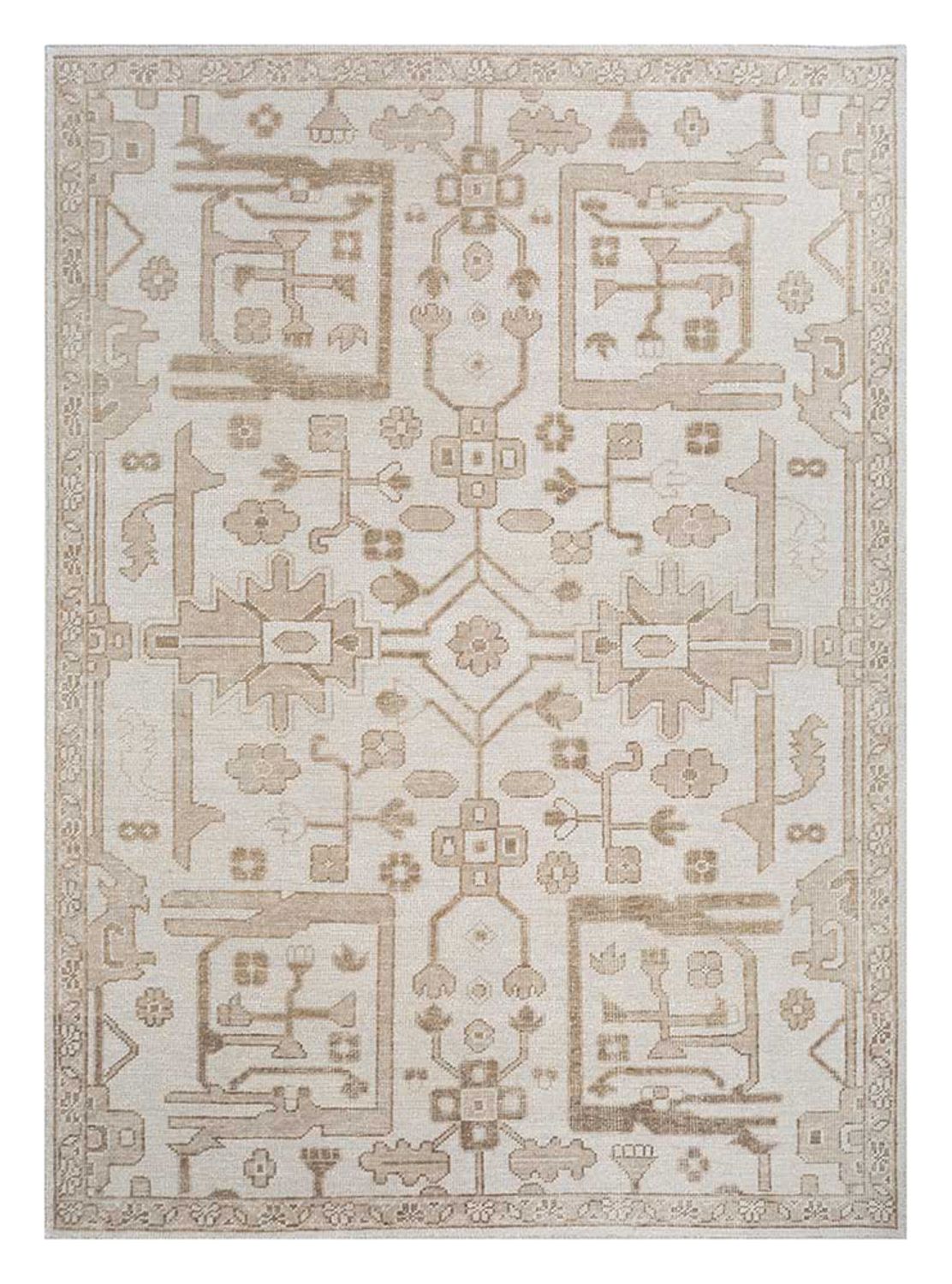 Tapis en laine - 300 x 240 cm - blanc