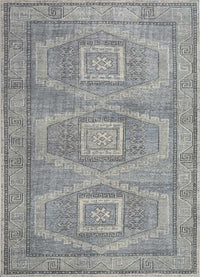 Tapis en laine - 240 x 150 cm - gris