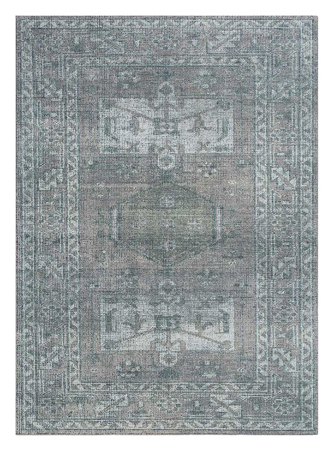 Tapis vintage - 240 x 150 cm - gris