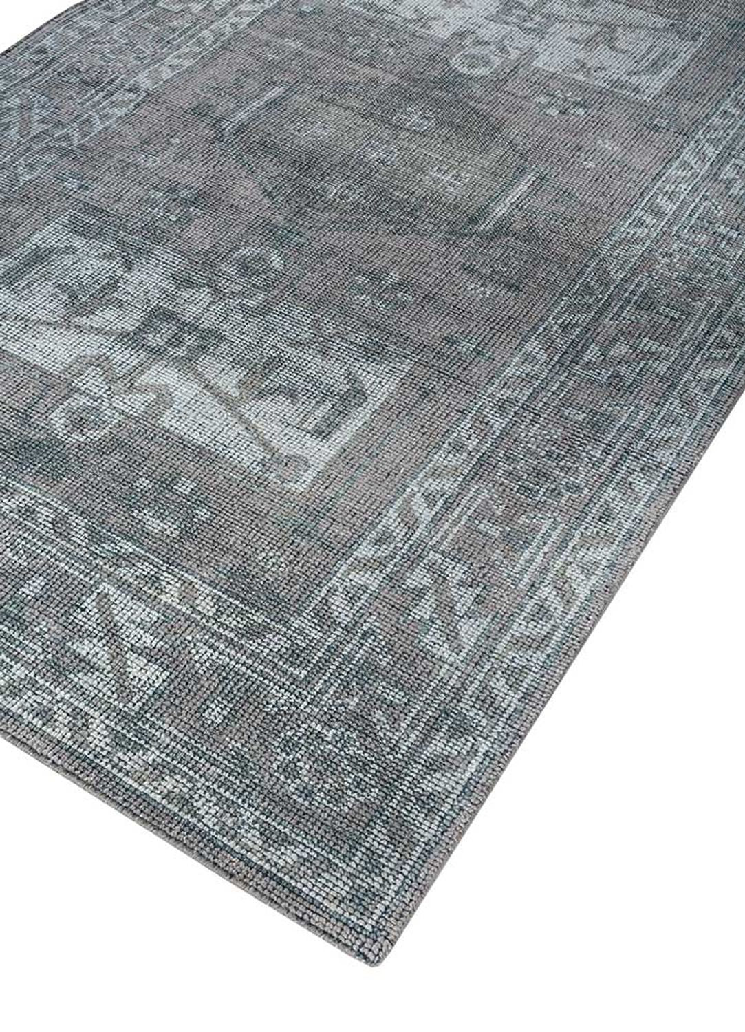 Tapis vintage - 240 x 150 cm - gris