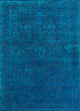 Tapis en laine - 300 x 200 cm - bleu foncé