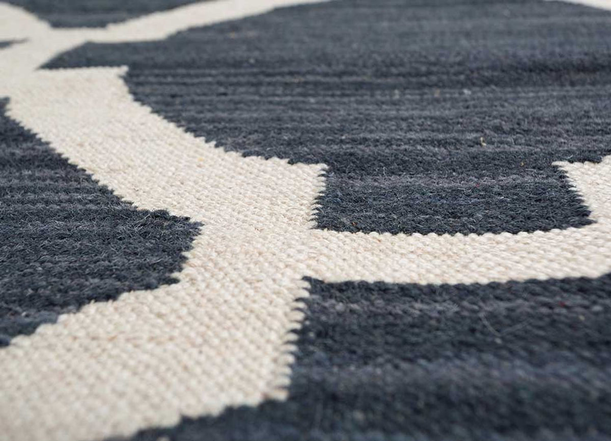 Tapis en laine - 240 x 150 cm - anthracite