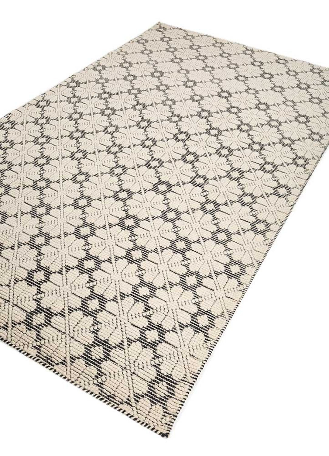 Tapis en laine - 240 x 150 cm - crème