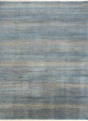 Tapis en laine - 270 x 180 cm - bleu de mer