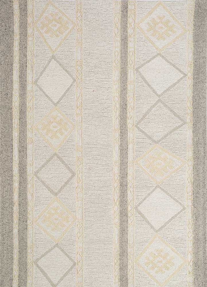 Tapis en laine - 240 x 150 cm - crème