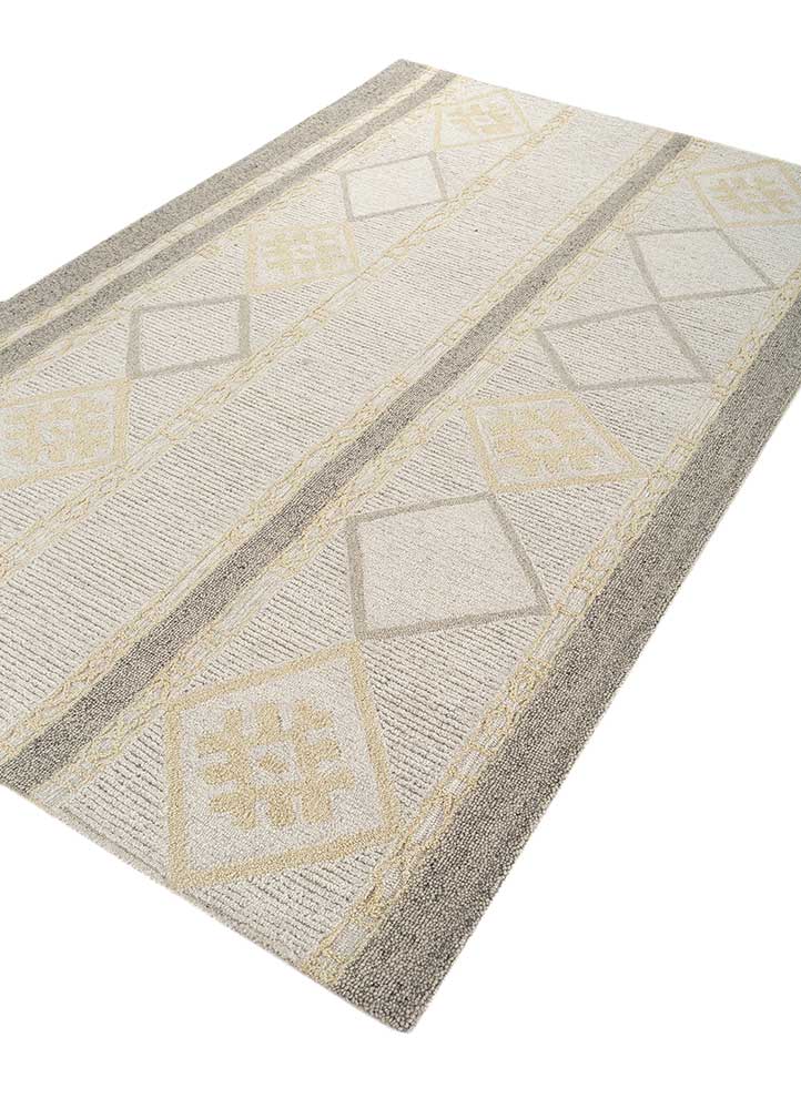 Tapis en laine - 240 x 150 cm - crème