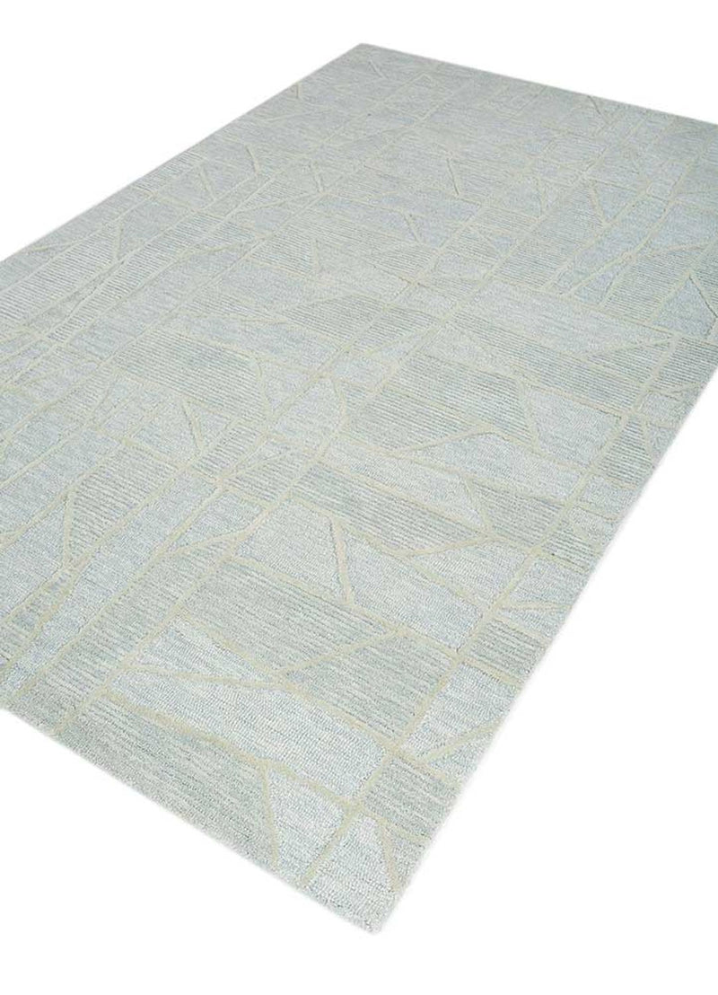 Tapis en laine - 240 x 150 cm - beige foncé