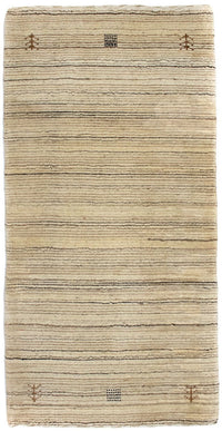 Tapis en laine - 124 x 63 cm - naturel