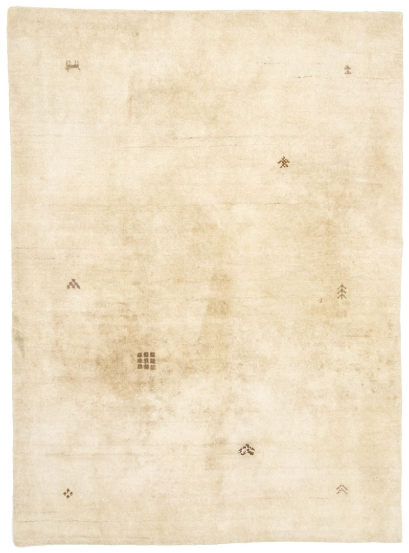 Tapis en laine - 195 x 140 cm - beige