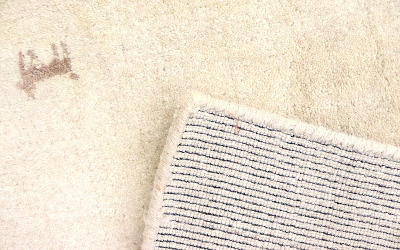 Tapis en laine - 195 x 140 cm - beige