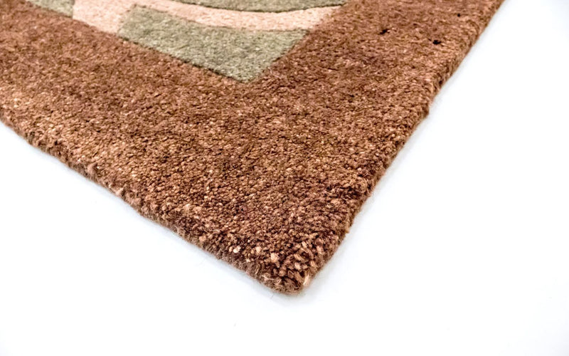 Tapis Népalais - 178 x 119 cm - marron