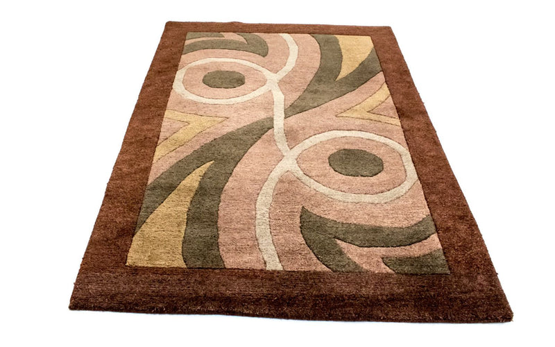 Tapis Népalais - 178 x 119 cm - marron