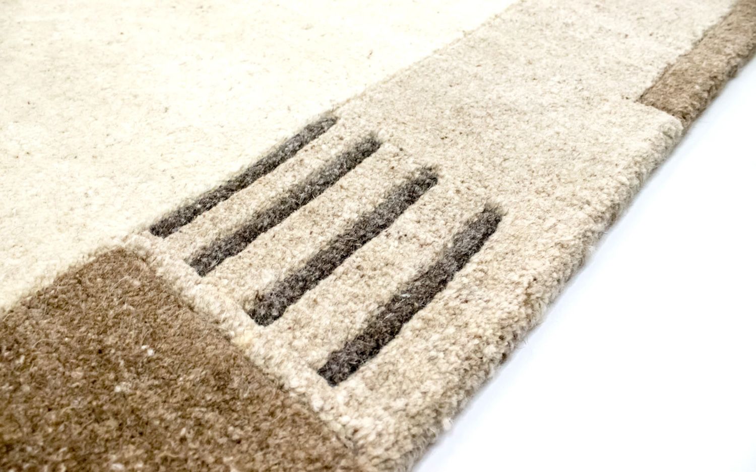 Tapis Népalais - 174 x 122 cm - beige