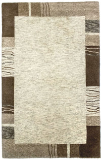 Tapis Népalais - 183 x 118 cm - beige