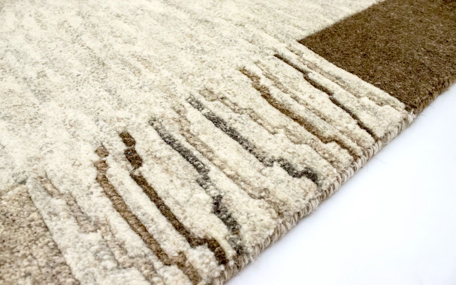Tapis Népalais - 183 x 118 cm - beige