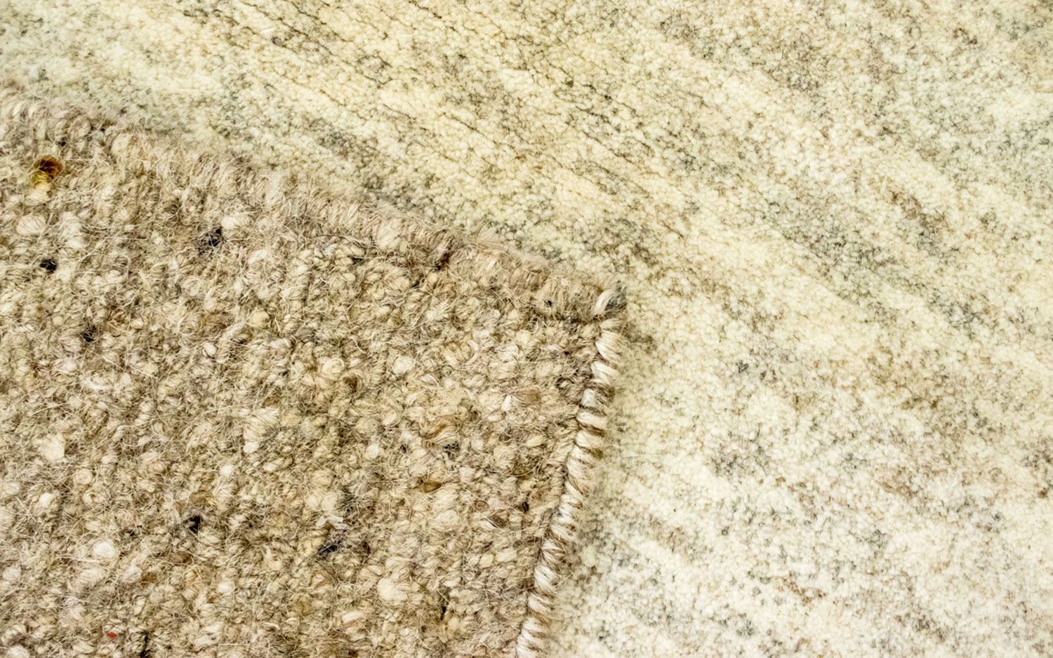 Tapis Népalais - 183 x 118 cm - beige