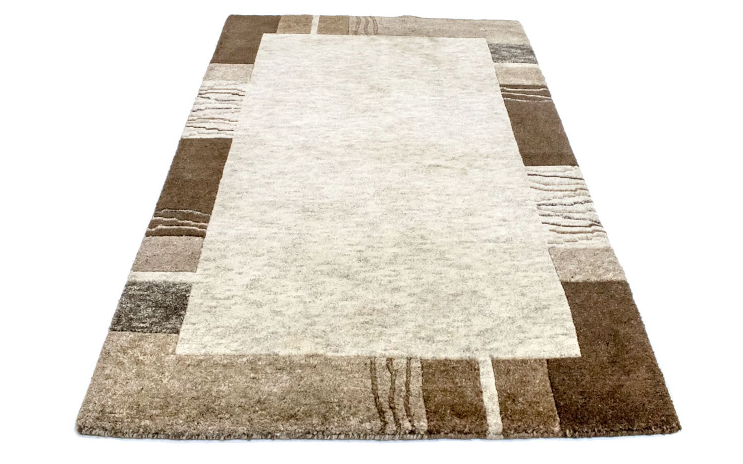 Tapis Népalais - 183 x 118 cm - beige