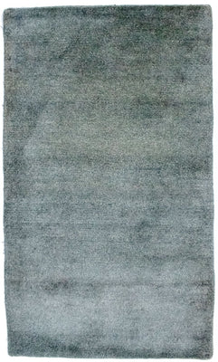 Tapis Népalais - 157 x 91 cm - argent
