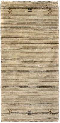 Tapis en laine - 124 x 63 cm - naturel