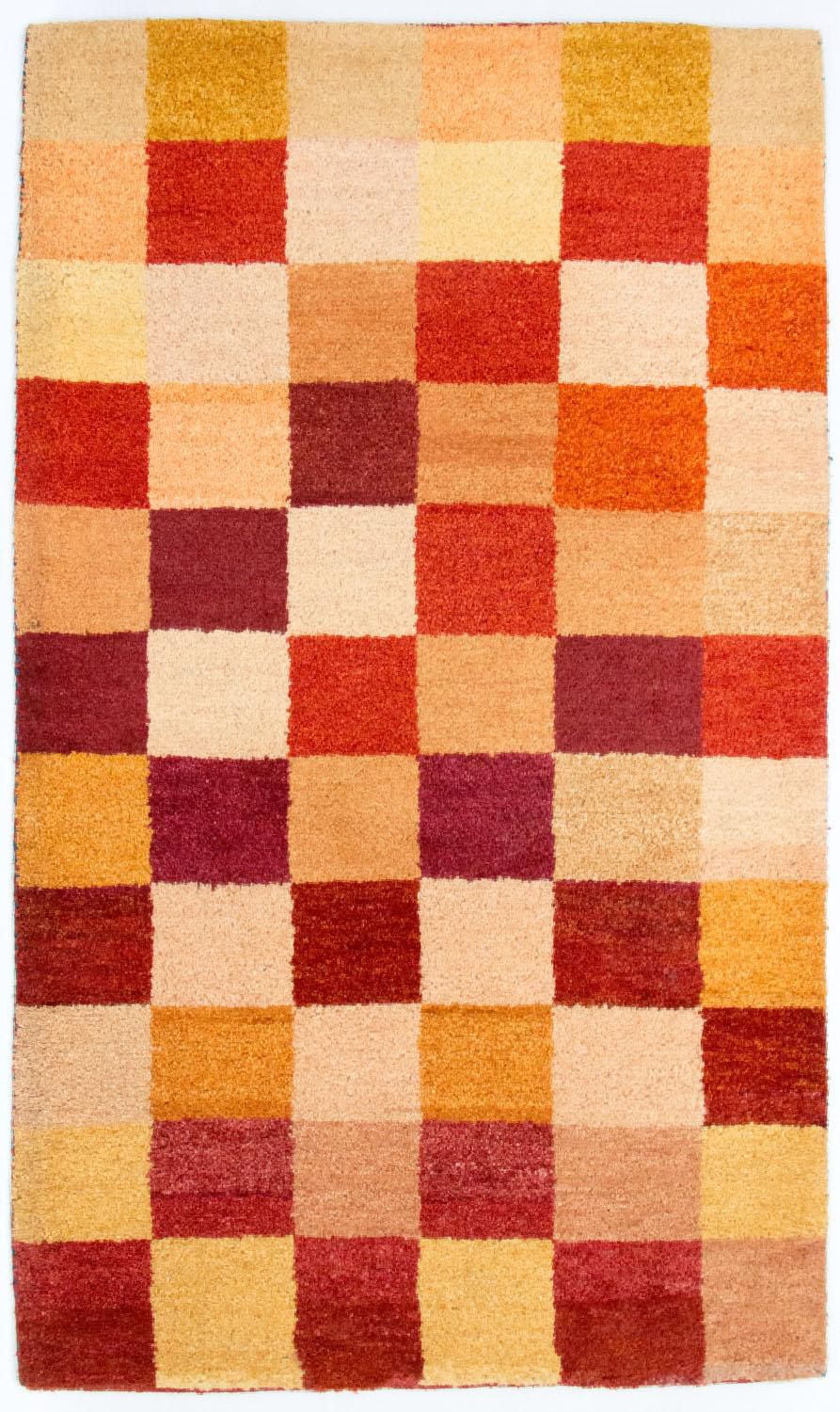 Tapis Gabbeh - Indus - 157 x 96 cm - colorée