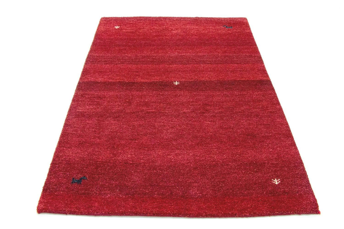 Tapis Gabbeh - Indus - 182 x 119 cm - rouge