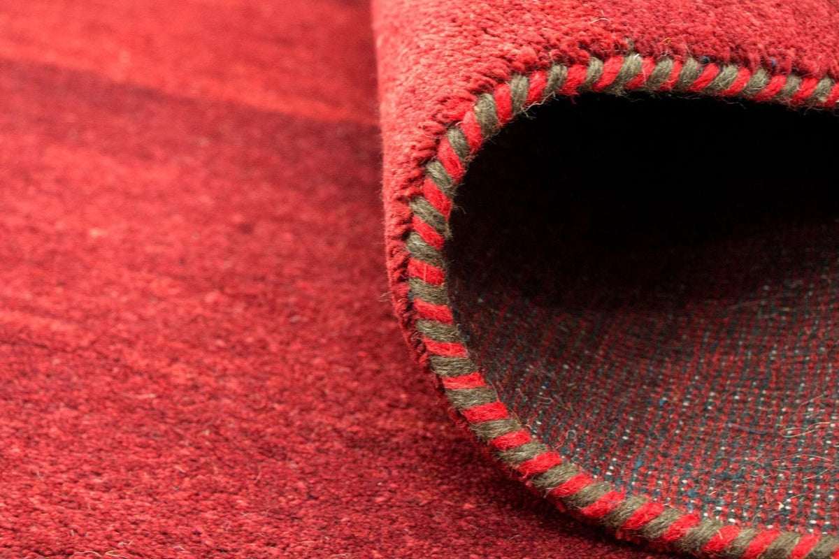 Tapis Gabbeh - Indus - 182 x 119 cm - rouge