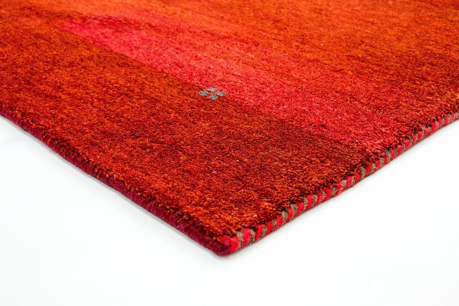 Tapis Gabbeh - Indus - 176 x 118 cm - rouge