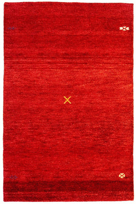 Tapis Gabbeh - Indus - 182 x 115 cm - rouge