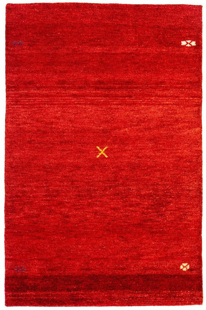 Tapis Gabbeh - Indus - 182 x 115 cm - rouge