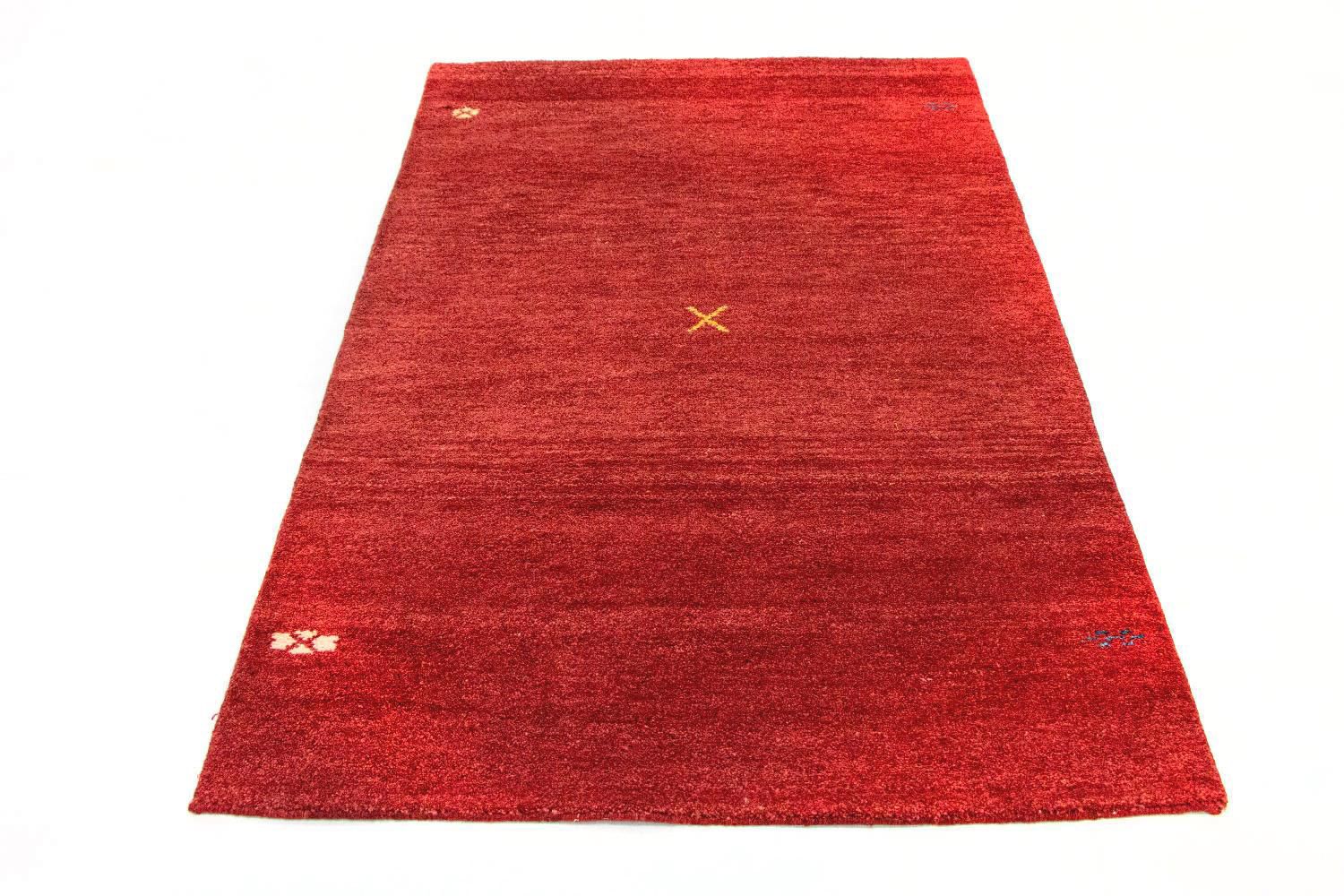 Tapis Gabbeh - Indus - 182 x 115 cm - rouge