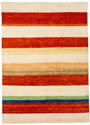 Tapis Gabbeh - Indus - 196 x 139 cm - colorée