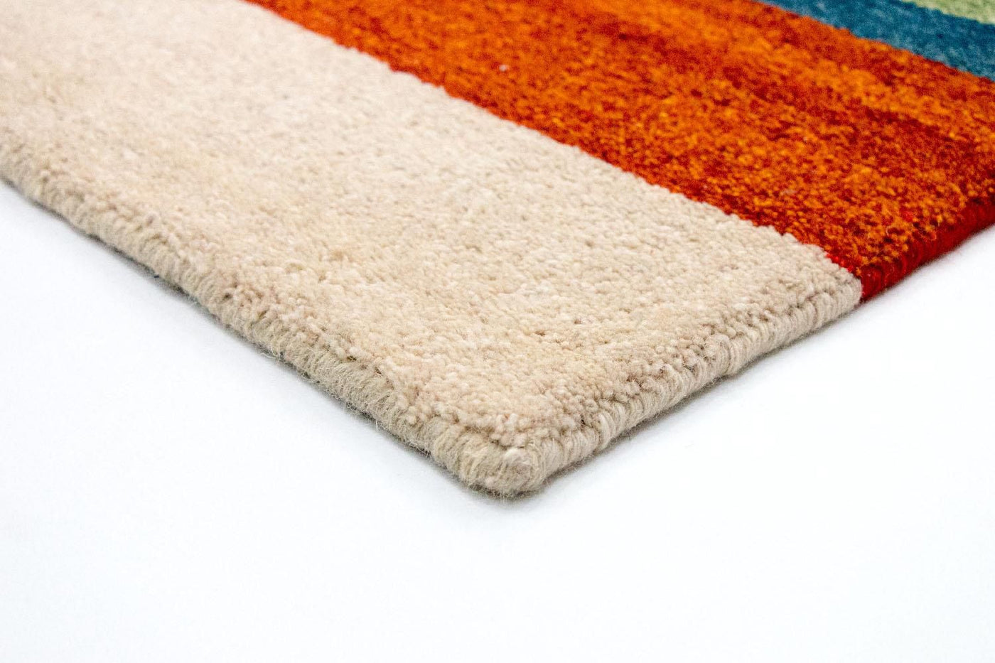 Tapis Gabbeh indien Tapis 196x139cm - Tapis en laine