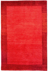 Tapis Gabbeh - Indus - 248 x 168 cm - rouge
