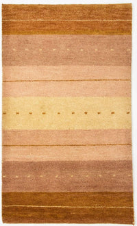 Tapis Gabbeh - Indus - 151 x 95 cm - multicolore