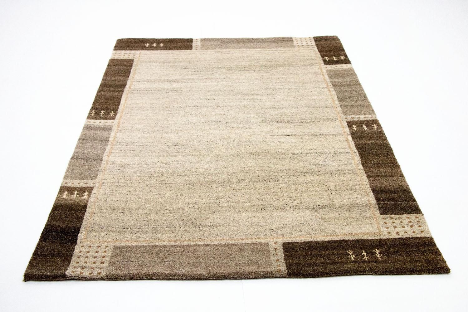 Tapis Gabbeh - Indus - 200 x 139 cm - beige