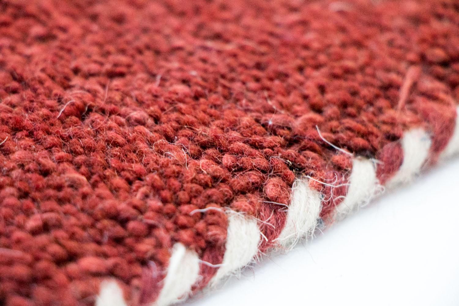 Tapis Gabbeh - Indus - 242 x 175 cm - rouge