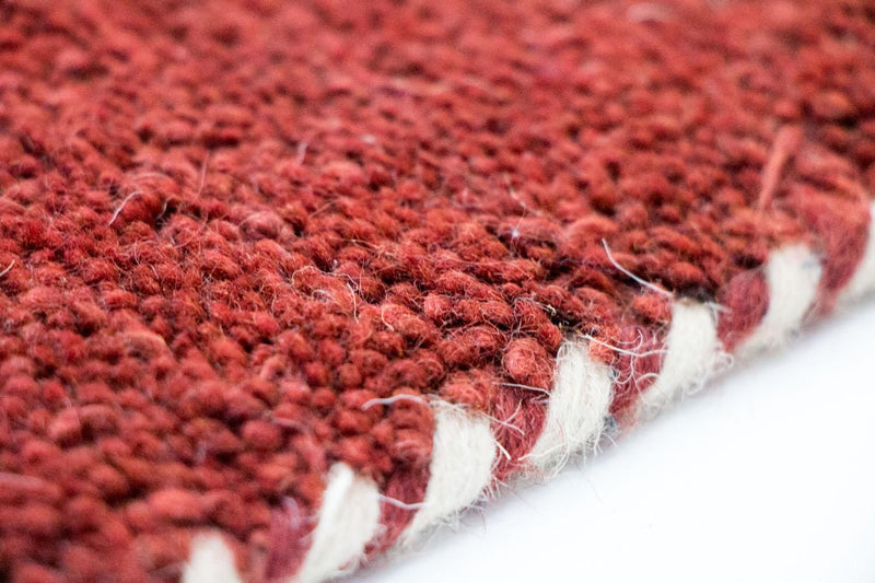 Tapis Gabbeh - Indus - 242 x 175 cm - rouge