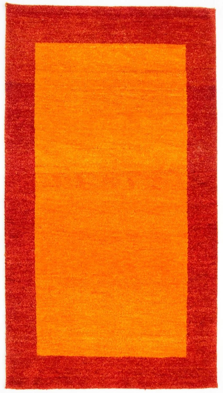 Tapis Gabbeh - Indus - 160 x 93 cm - orange
