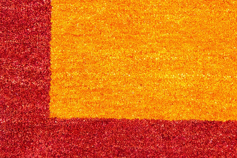 Tapis Gabbeh - Indus - 160 x 93 cm - orange