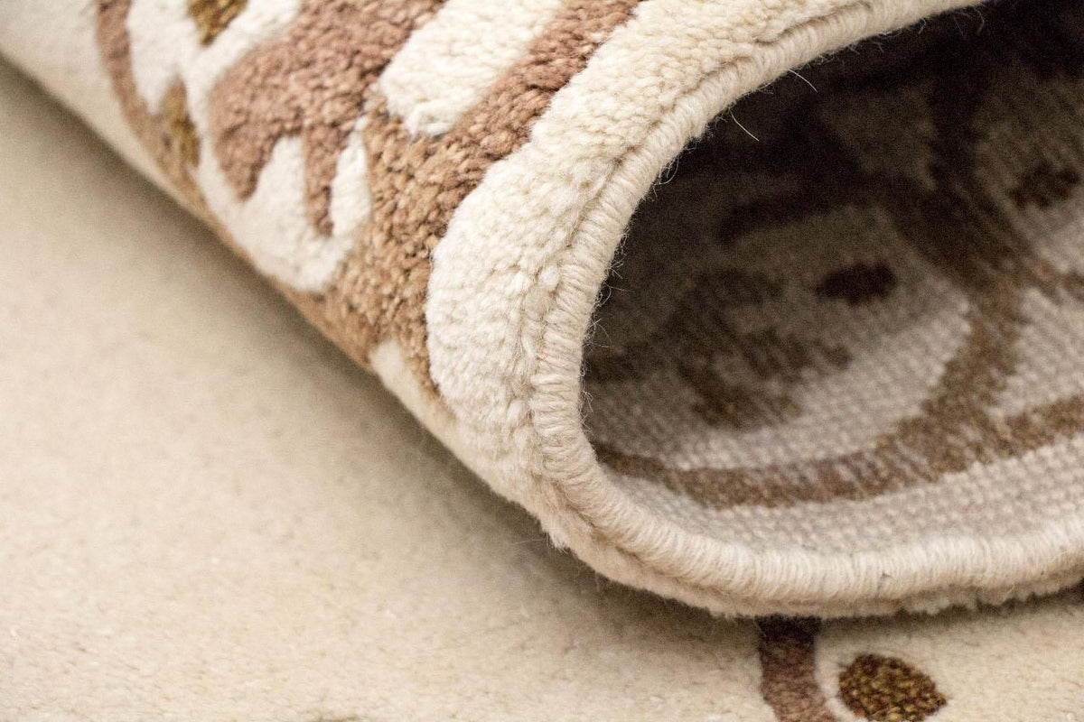 Tapis Gabbeh - Indus - 228 x 155 cm - beige