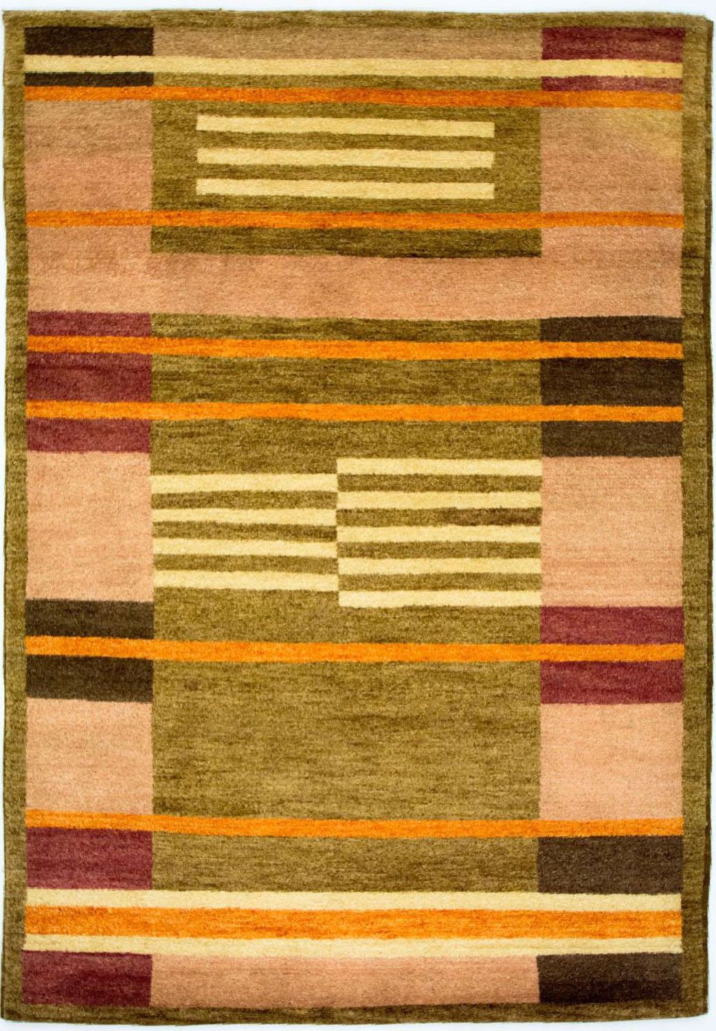Tapis Gabbeh - Indus - 200 x 140 cm - multicolore