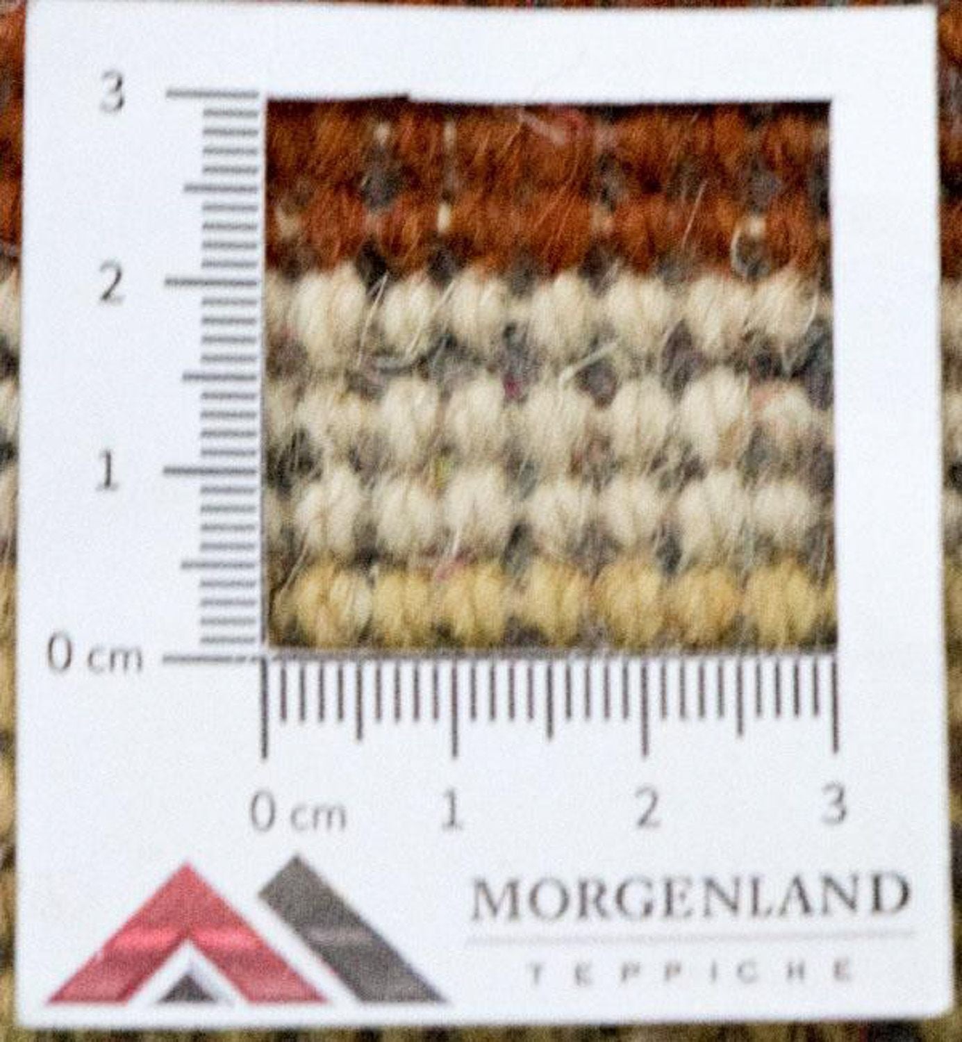 Tapis Gabbeh - Indus - 140 x 70 cm - rouille