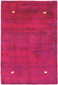 Tapis Gabbeh - Indus - 205 x 140 cm - rose