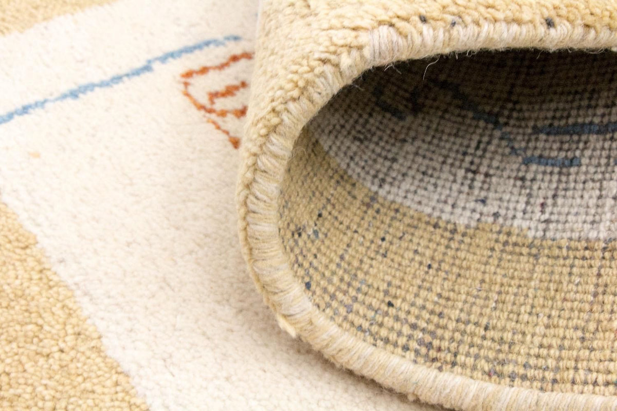 Tapis Gabbeh - Indus - 140 x 70 cm - beige