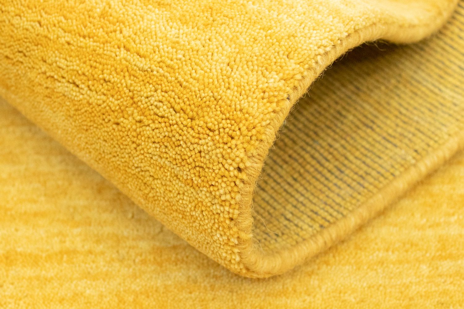 Tapis de couloir Tapis Gabbeh - Indus - 200 x 80 cm - or