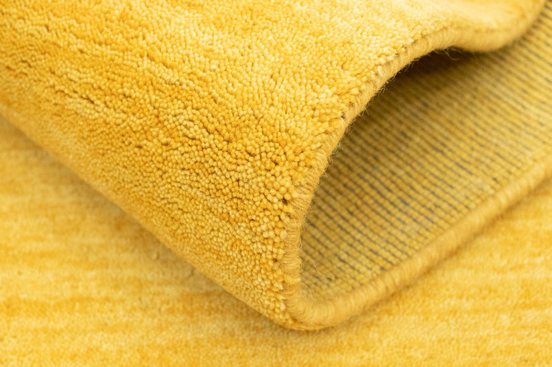 Tapis de couloir Tapis Gabbeh - Indus - 200 x 80 cm - or