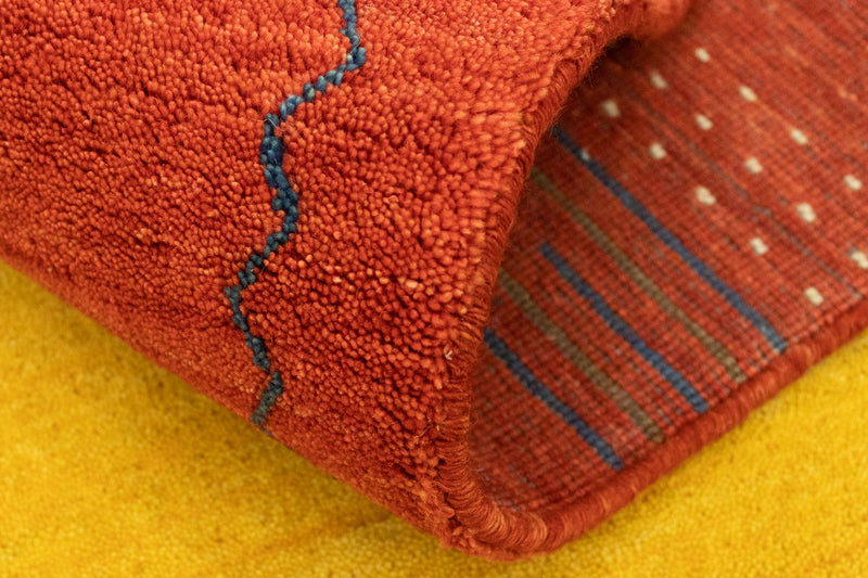 Tapis Gabbeh - Indus - 300 x 250 cm - or