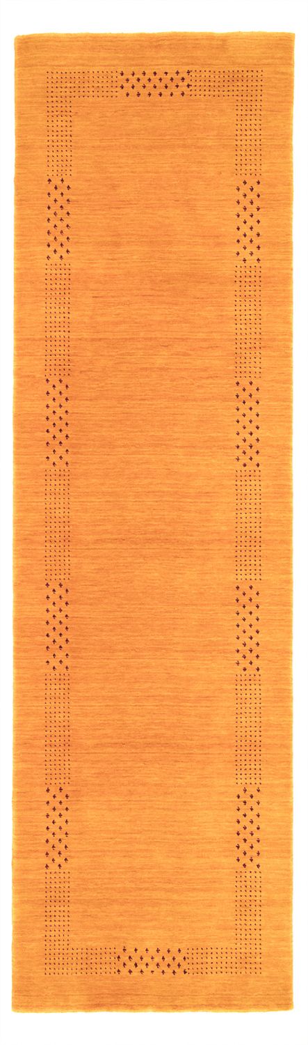 Tapis de couloir Tapis Gabbeh - Indus - 200 x 80 cm - or